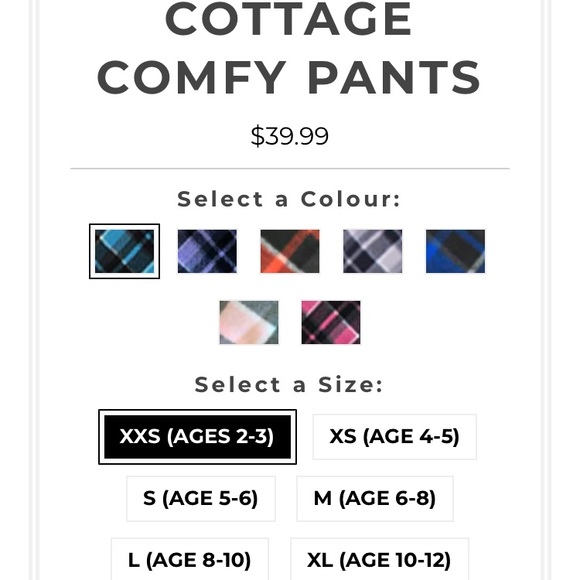 Kids Muskoka Bearwear fleece cottage pants - Picture 5 of 5